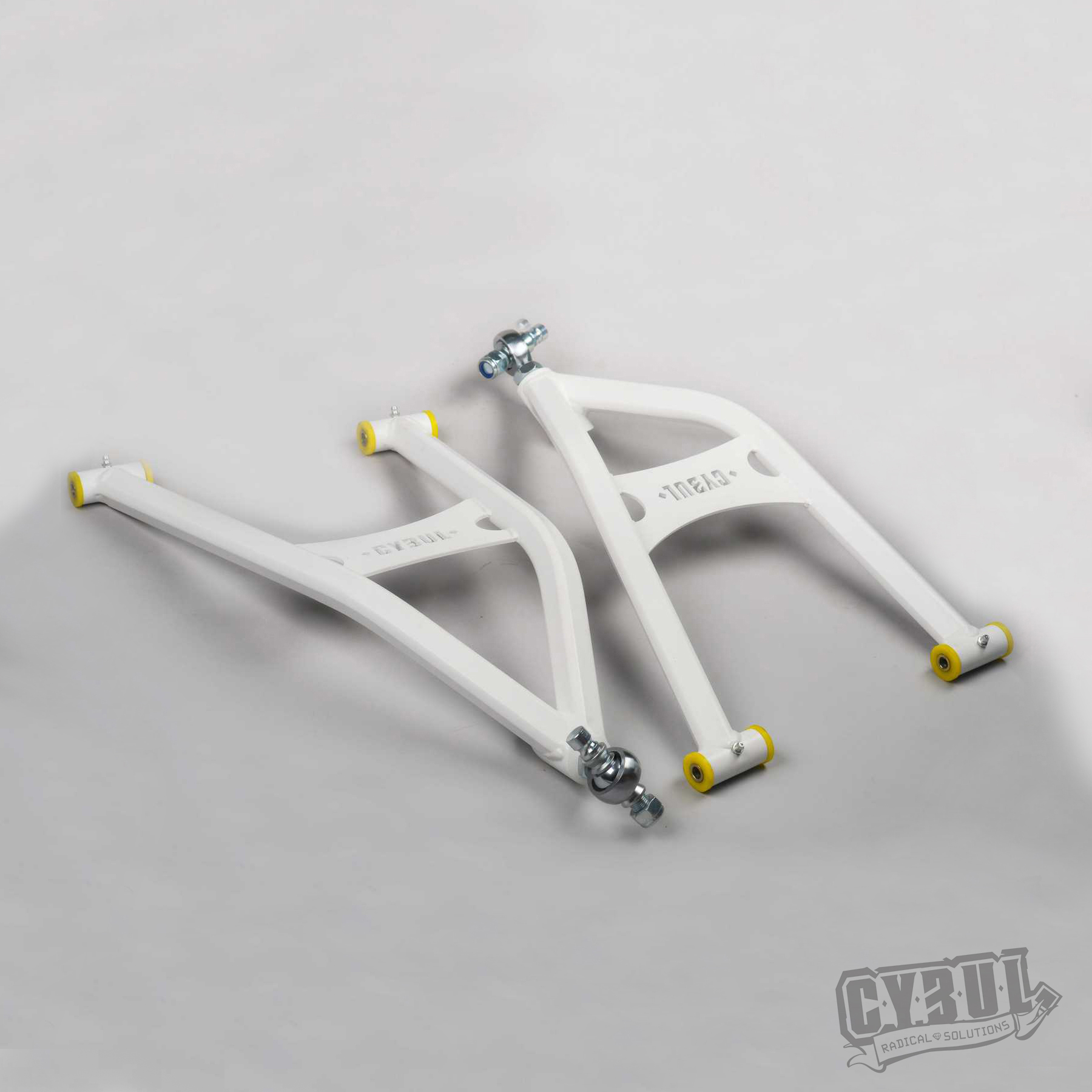 Polaris RZR 1000 and turbo front lower arms set by Cybul Radical Solutions