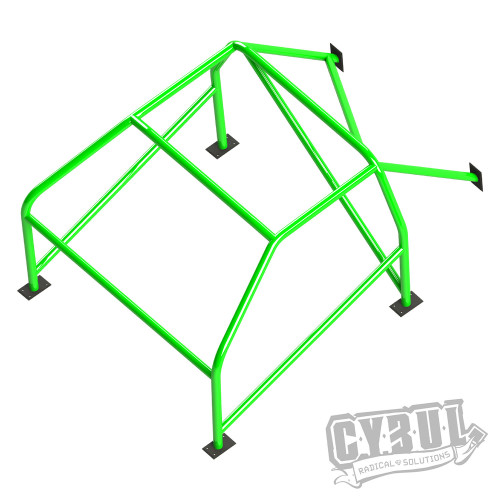 Nissan S13 V1 weld-in roll cage by Cybul Radical Solutions
