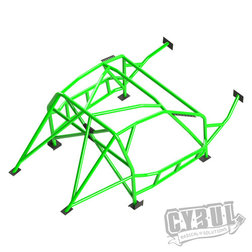 BMW E92 V5 roll cage with NASCAR door bars by Cybul Radical Solutions
