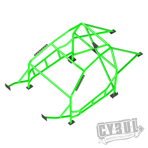 BMW E92 V3 roll cage with NASCAR door bars by Cybul Radical Solutions