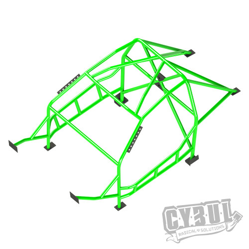 BMW E92 V4 roll cage with NASCAR door bars by Cybul Radical Solutions