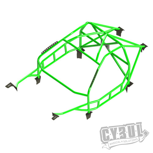 Toyota Supra Mk IV V4 roll cage with NASCAR door bars by Cybul Radical Solutions