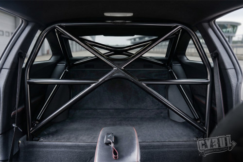 bolt-in roll bar for BMW M2 F87 with rear seat delete kit by Cybul Radical Solutions